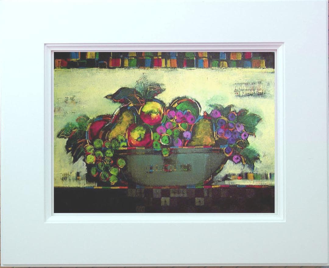 油絵 絵 絵画インテリア 額付(青緑＋金色の枠) uF6-060904 静物 壺