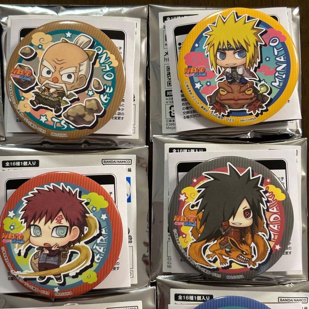 NARUTO ナルト　缶バッジコレクション　疾風伝　忍界大戦だってばよ　全16種
