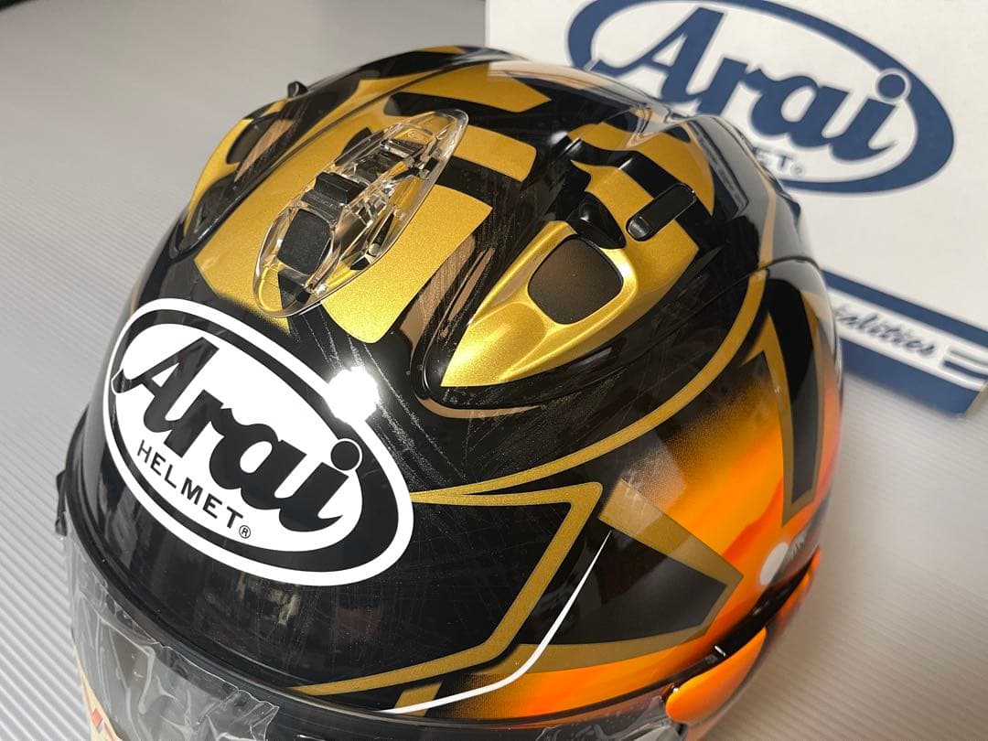 【希少】 Arai VZ-RAM 侍 ペドロサ Lサイズ 金 ジェットヘルメット