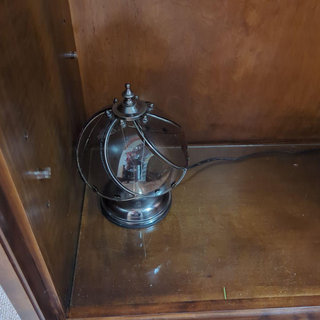 アールヌーボー ステンドグラスキャビネット