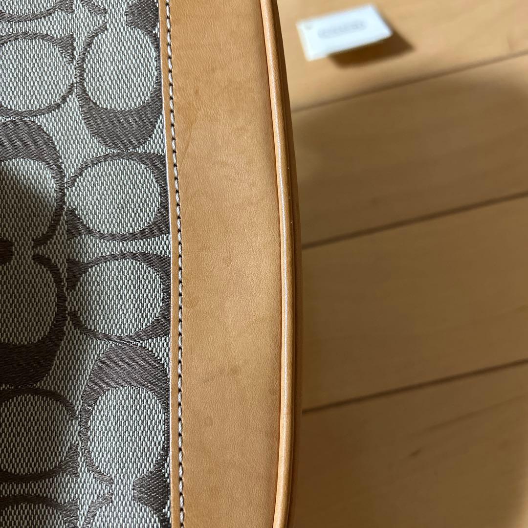 coach ハンドバッグ　シグネチャーデミポーチ
