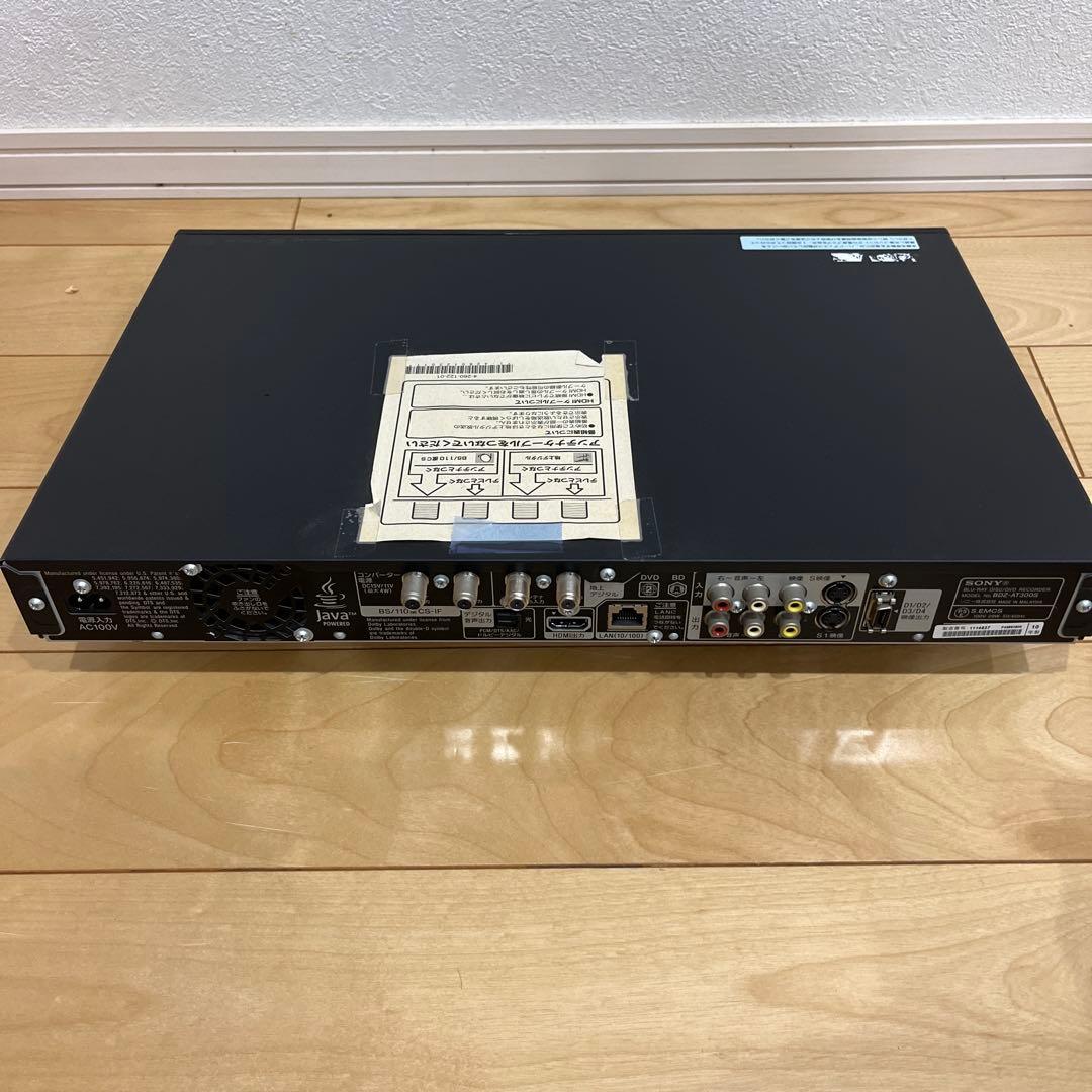 ソニー　ブルーレイディスク/DVDレコーダー　BDZ-AT300S