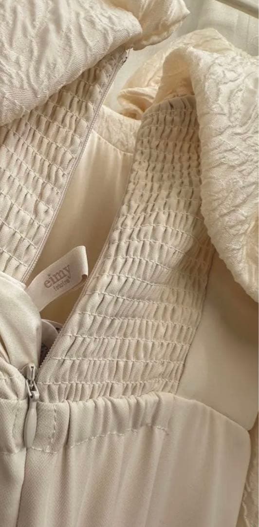 【eimy istoire】Sサイズ　ジャガードコンビネゾン