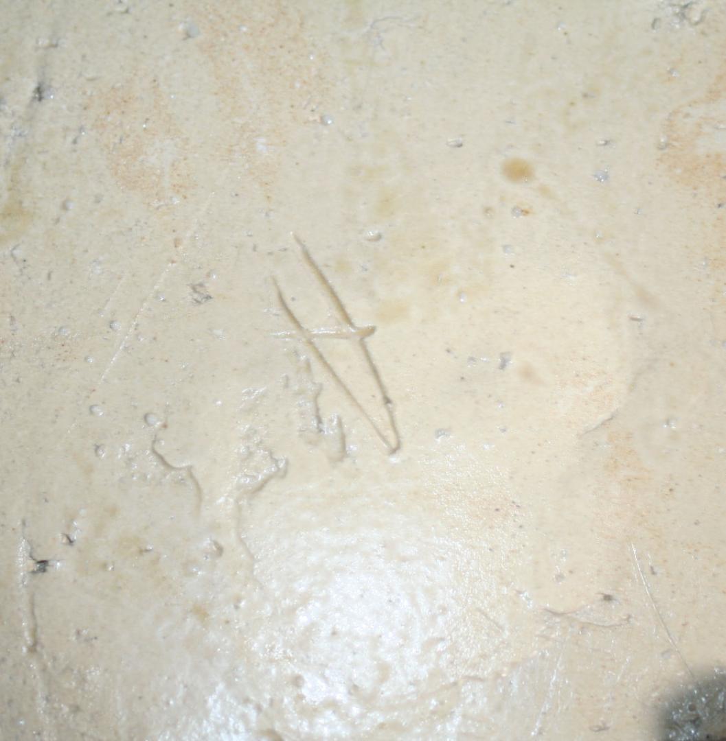 『山口真人』 織部四方皿 共箱 共布