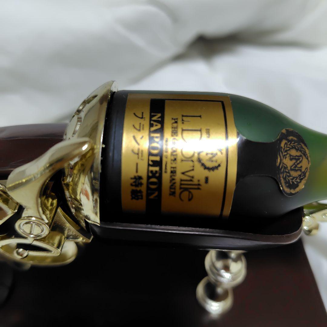 古酒・台座付きナポレオン20年以上経過ミニボトル・ヴィンテージ・希少