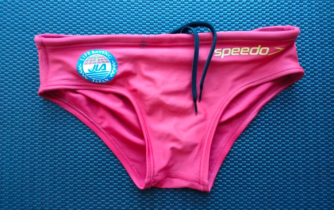 しー【希少】JLAライフセービング協会公式 メンズブーン　競パン　S