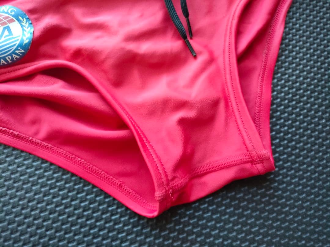 しー【希少】JLAライフセービング協会公式 メンズブーン　競パン　S