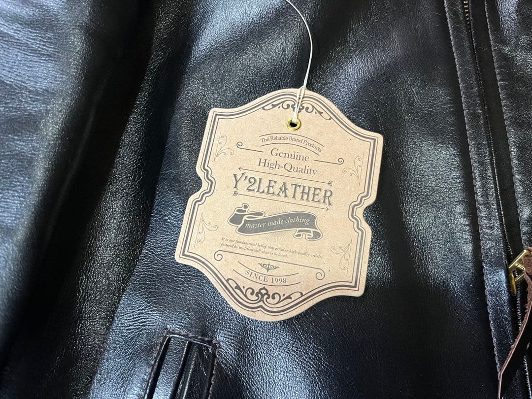 「Y'2 LEATHER」PR-65-SPライダースジャケット SIZE 40