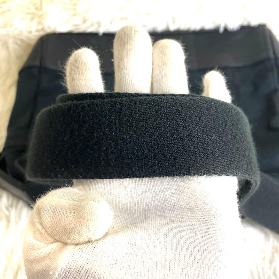 【極美品】コーチ ショルダーバッグ メッセンジャーバッグ レザー キャンバス 黒