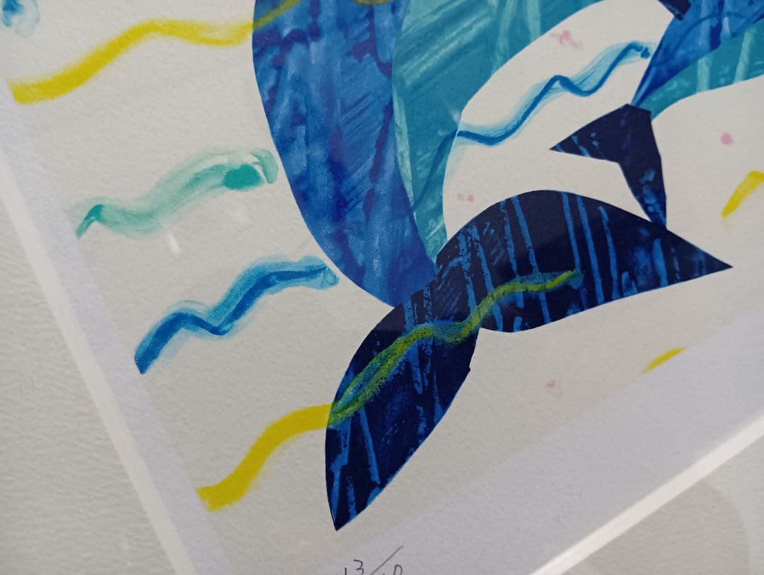 希少品　エリック・カール　リトグラフ　『La Famille』　513/1000