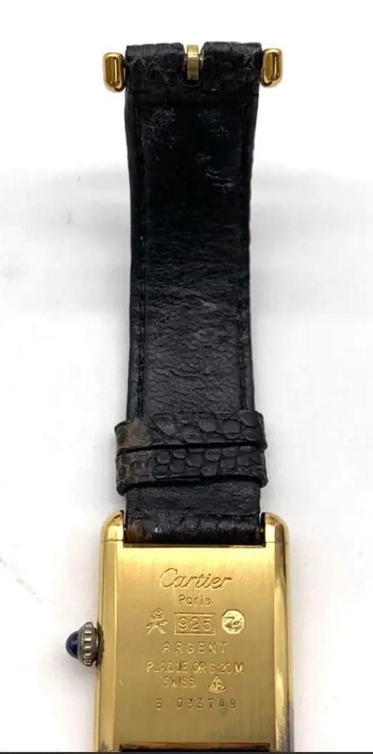 最終お値下げ！【正規品】Cartier 腕時計 箱付き　マストタンク