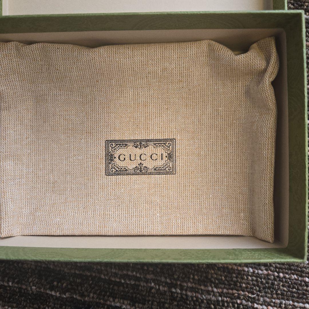 GUCCI ブラック チェブロンステッチ 財布 箱、袋付き