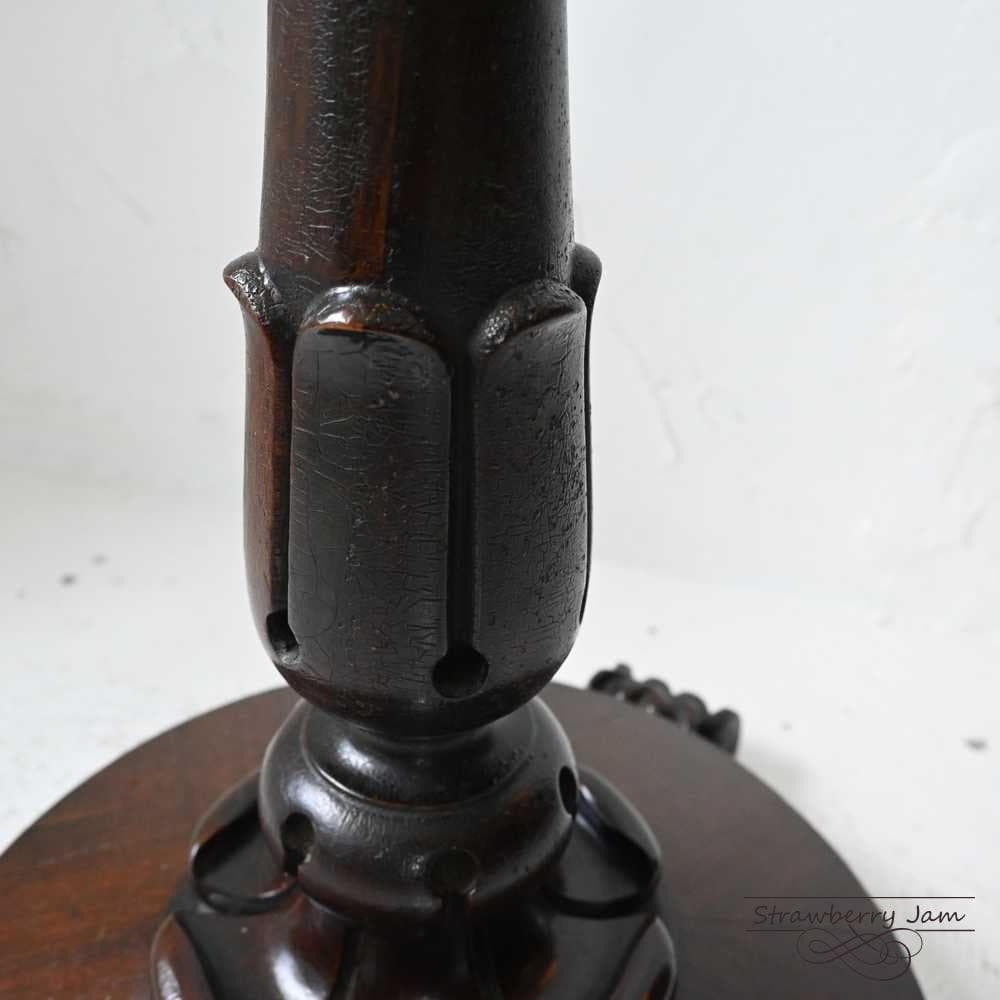 L3601-34 英国アンティーク ファイヤースクリーン スタンド プチポワン