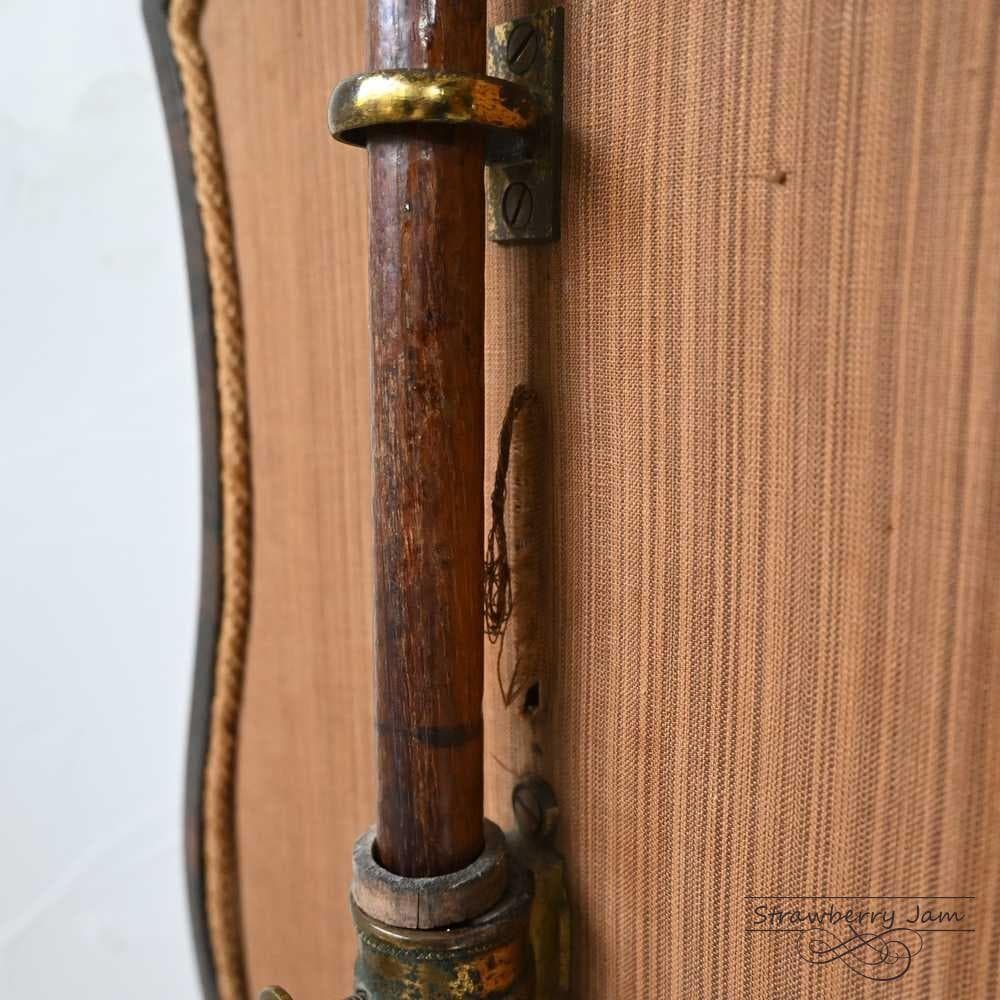 L3601-34 英国アンティーク ファイヤースクリーン スタンド プチポワン