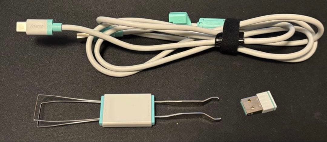 nuphy air75 v2 Cowberry軸 黒色 変えのキースイッチ付