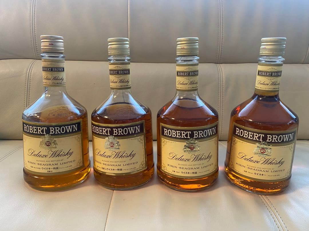 古酒ROBERT BROWN デラックスウイスキー 4本セット