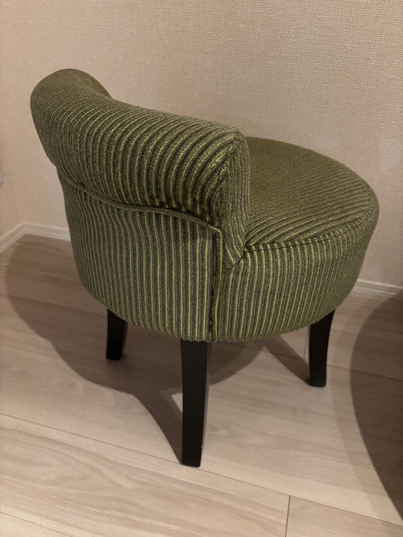 最終値下げ！オットマン スツール 椅子 チェア グリーン お洒落 ロココ