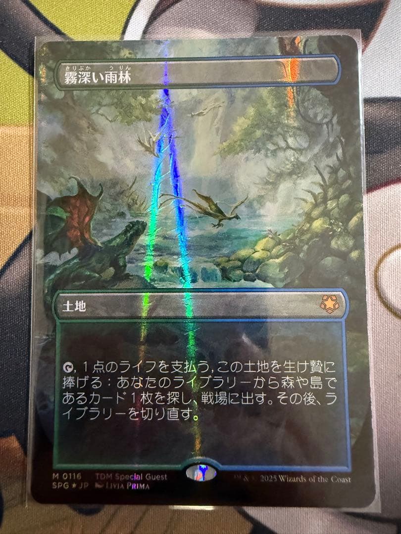 MTG 霧深い雨林/ Misty Rainforest　ドラゴンスケイルFoil