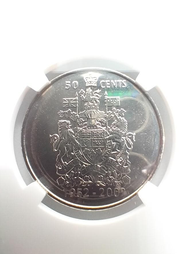 NGC GEM UNC 2002P カナダ ジュビリーバスト クイーンエリザベス