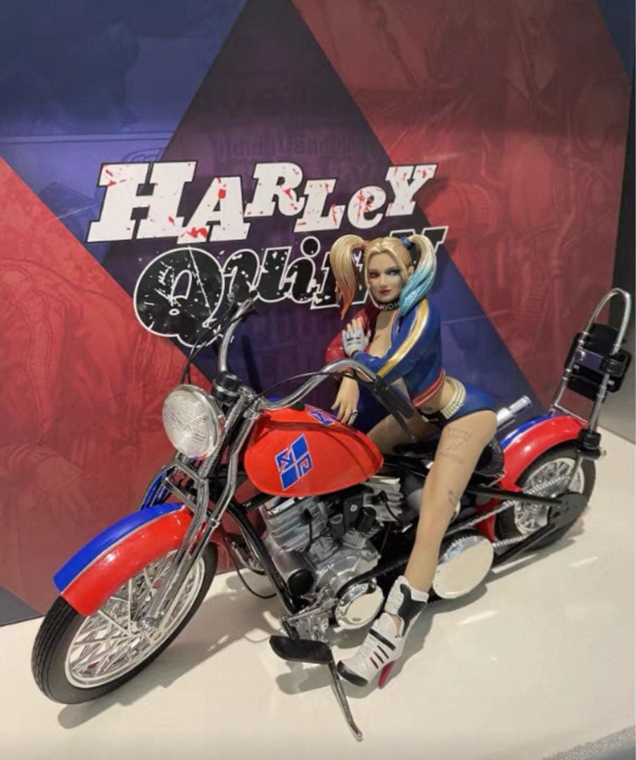 ハーレイ・クイン バイク 1/10スケール DCコミック 海外限定