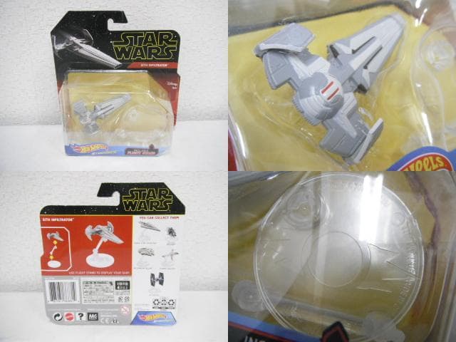 未使用品 ホットウィール スターウォーズ 乗り物フィギュア 計9個セット