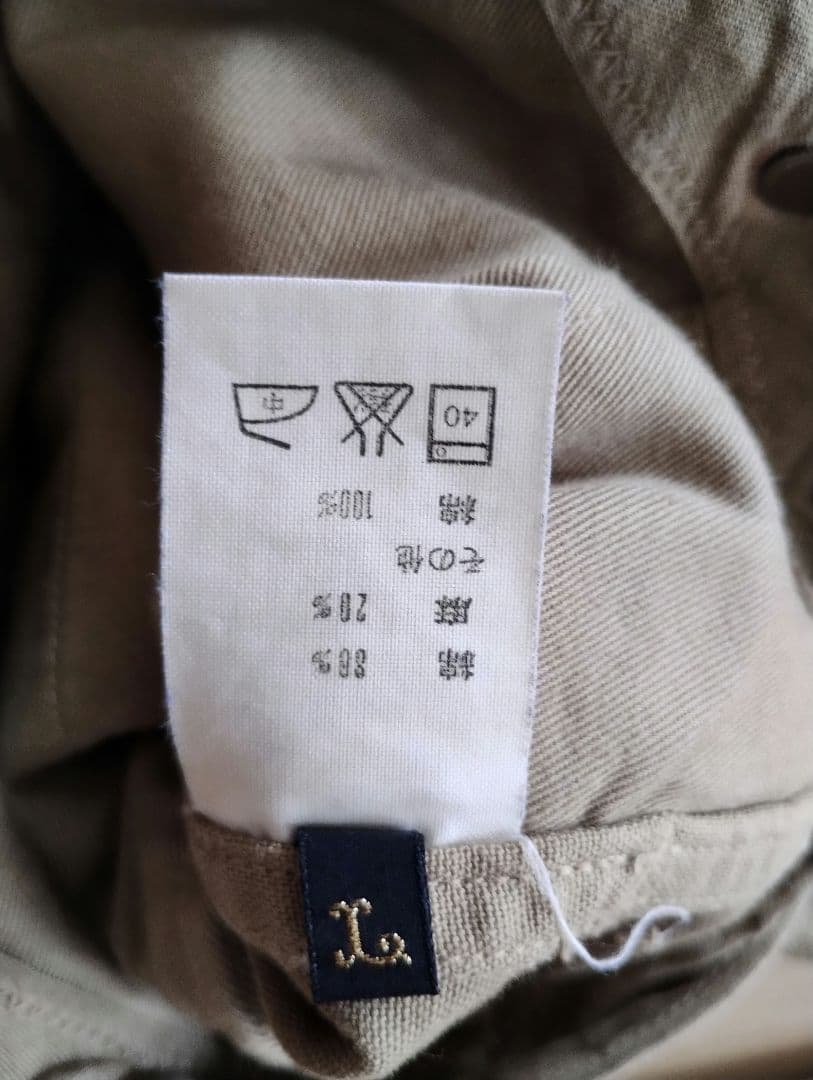 キャンセル　KAPITAL　ラップパンツ　ベージュ　L