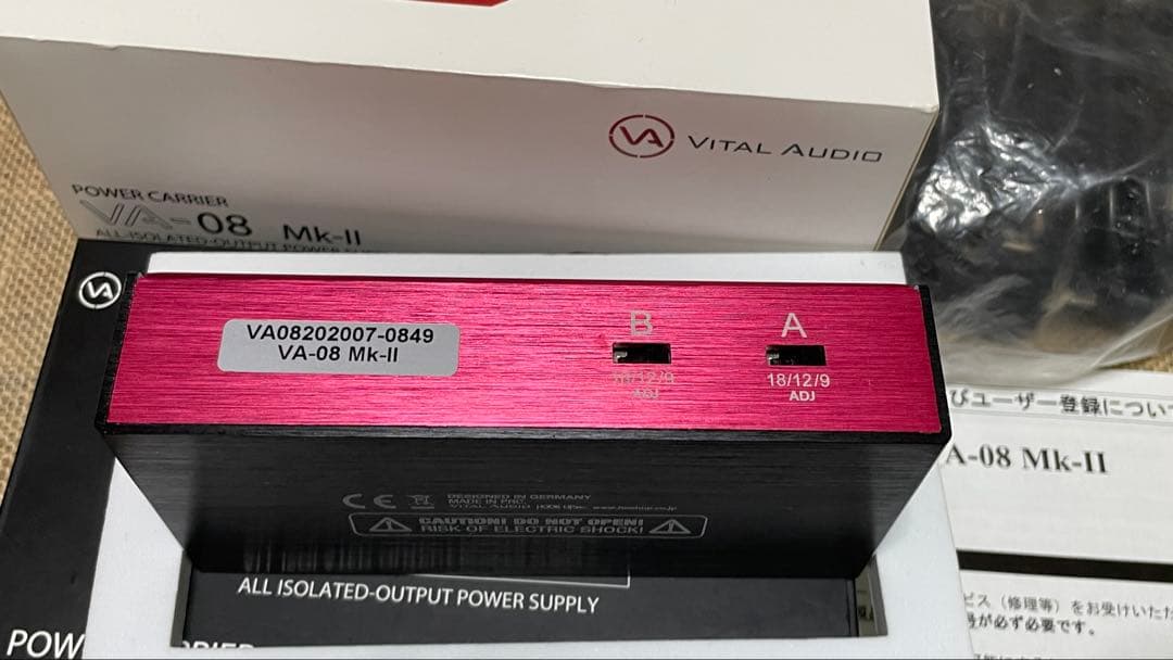 vital audio va-08 mk-2 動作未確認品！