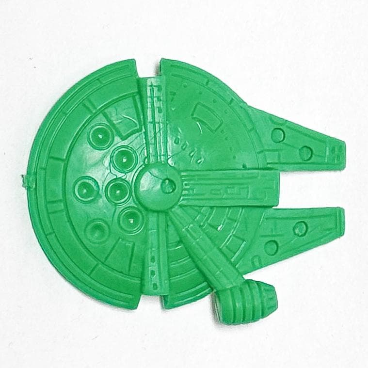 スターウォーズ　消しゴム　ミレニアムファルコン（緑）TAKARA U.S.A