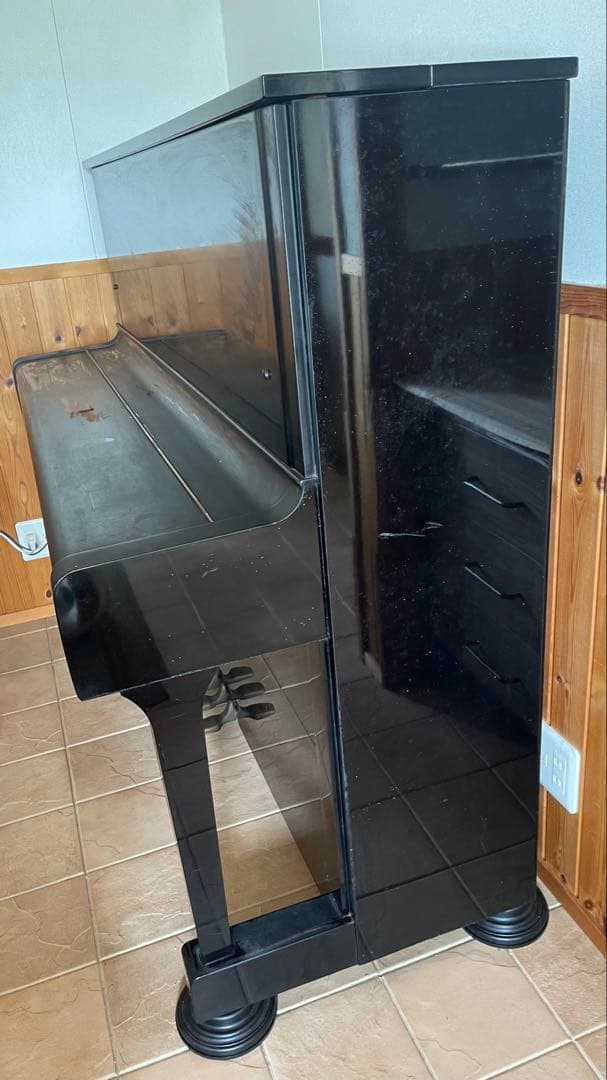 YAMAHA アップライトピアノ+トムソンピアノ椅子+インシュルーター