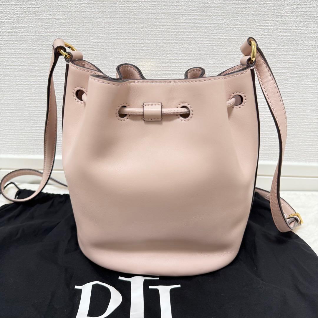 ローレンラルフローレン アンディ 巾着 ドローストリングショルダーバッグ未使用級