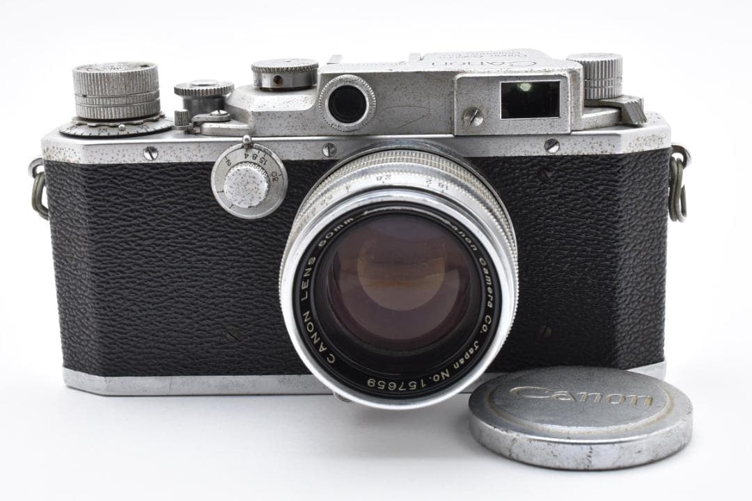 キャノン 50mm f:1.8 レンジファインダー フィルム カメラ レンズ
