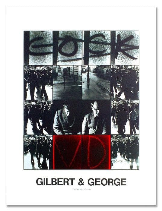 額装済/無題（ギルバート&ジョージ）/アートポスター