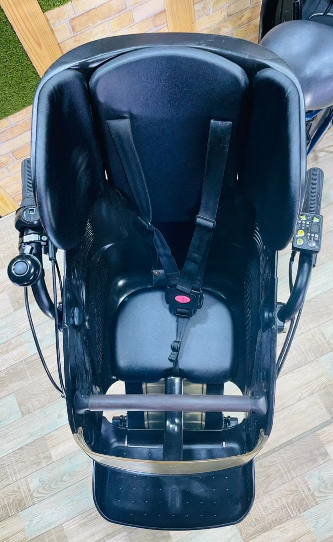 限定価格 大容量モデル ブルー系 ヤマハ　子供乗せ電動アシスト自転車 H2841