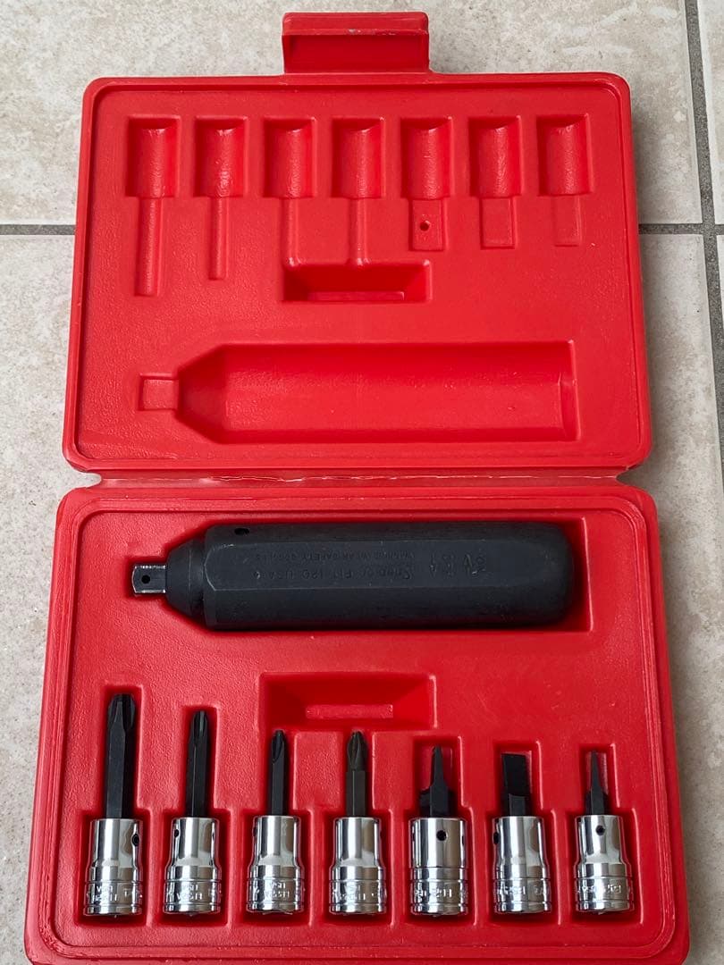 【Snap-on】ショックドライバーセット 3/8 208PIT