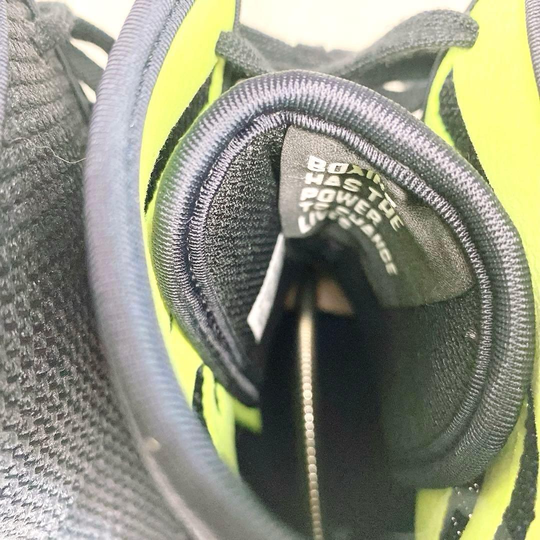 極美品　アディダス　ボクシングシューズ ハイカットメッシュ　ブラック　26.5