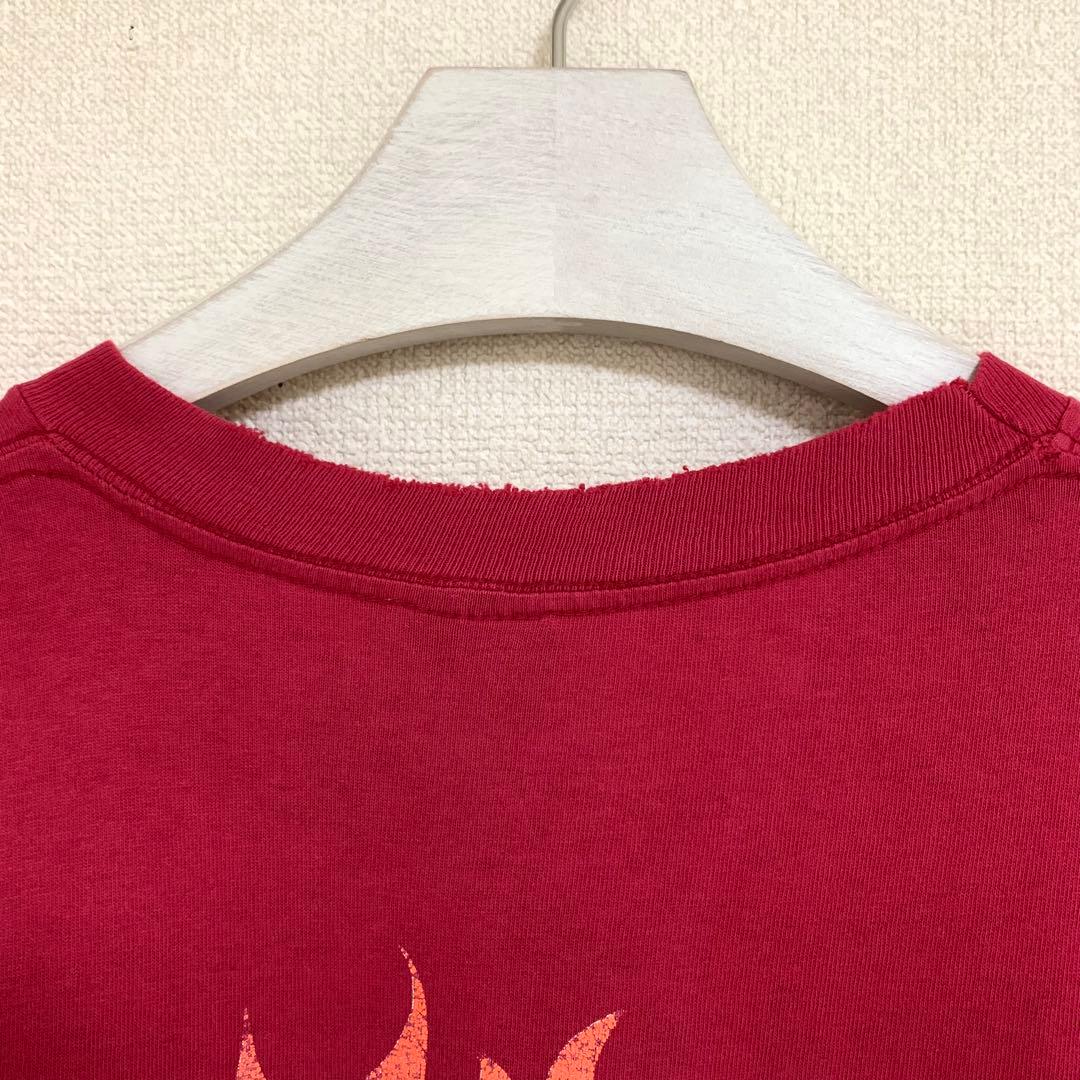 80s 前期 STUSSY USA製 黒タグ 太陽 ロゴ エンブレム Tシャツ