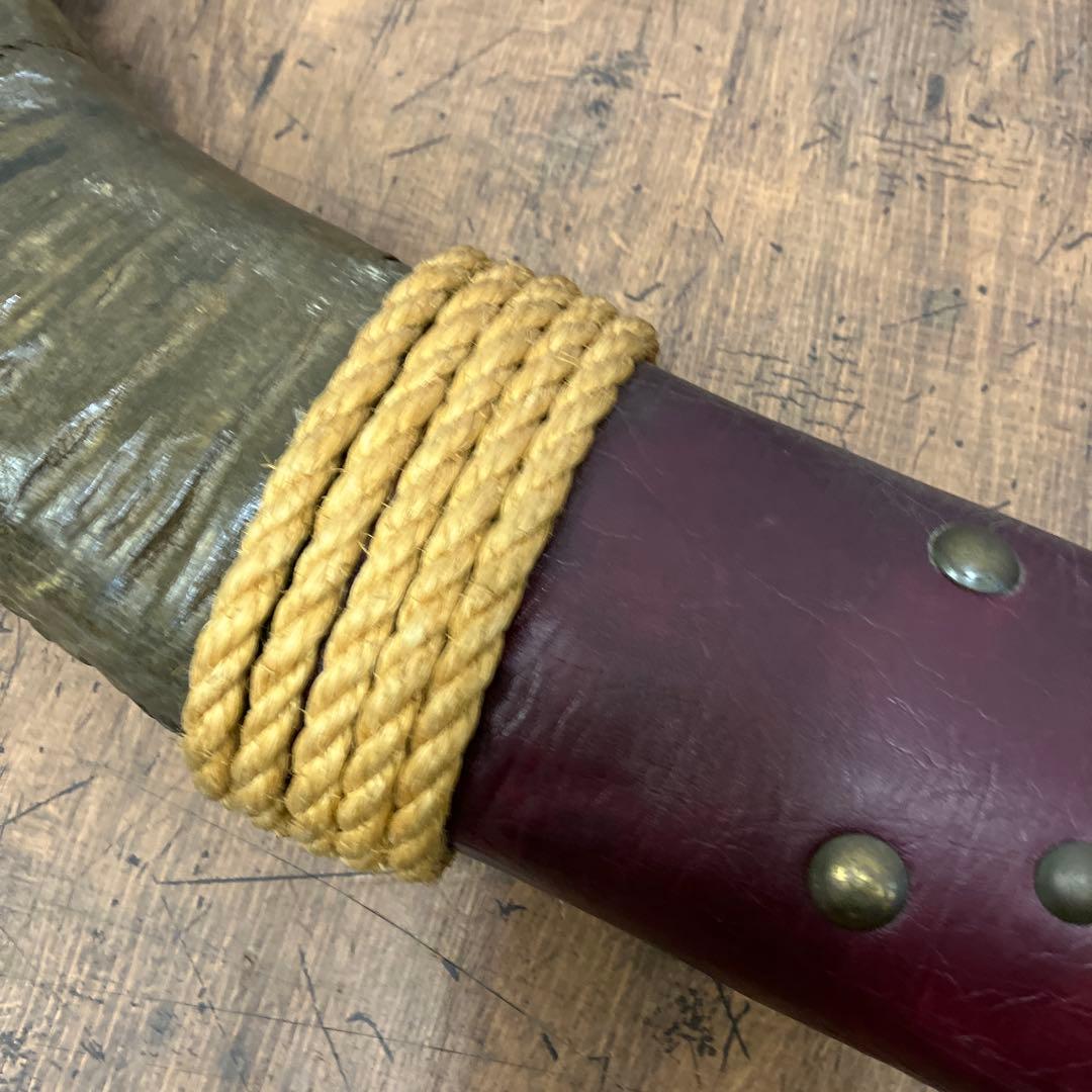 A-2 アンティーク ヴィンテージ 水牛 角 置物 ディスプレイ 彫り 彫刻