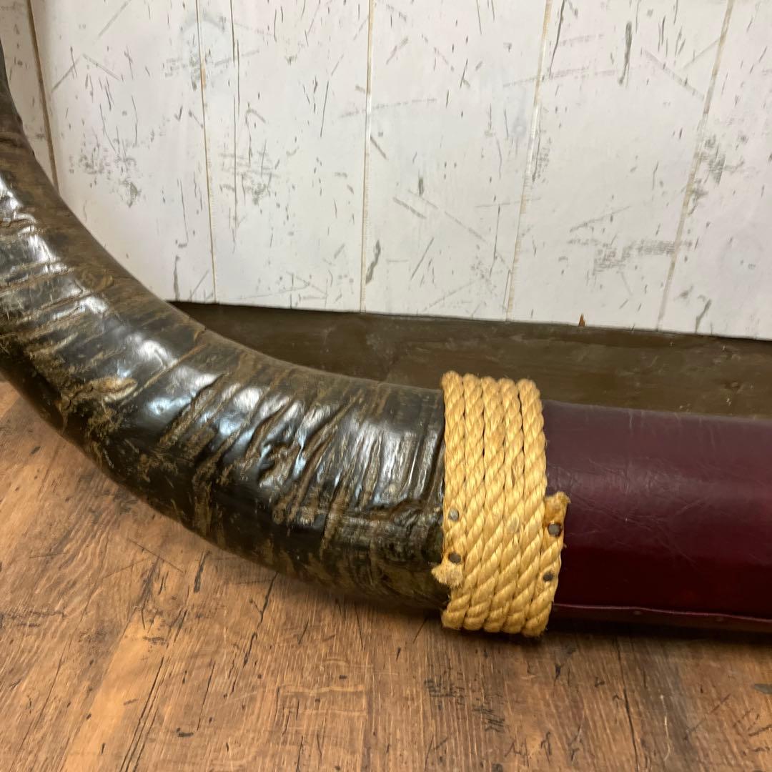 A-2 アンティーク ヴィンテージ 水牛 角 置物 ディスプレイ 彫り 彫刻