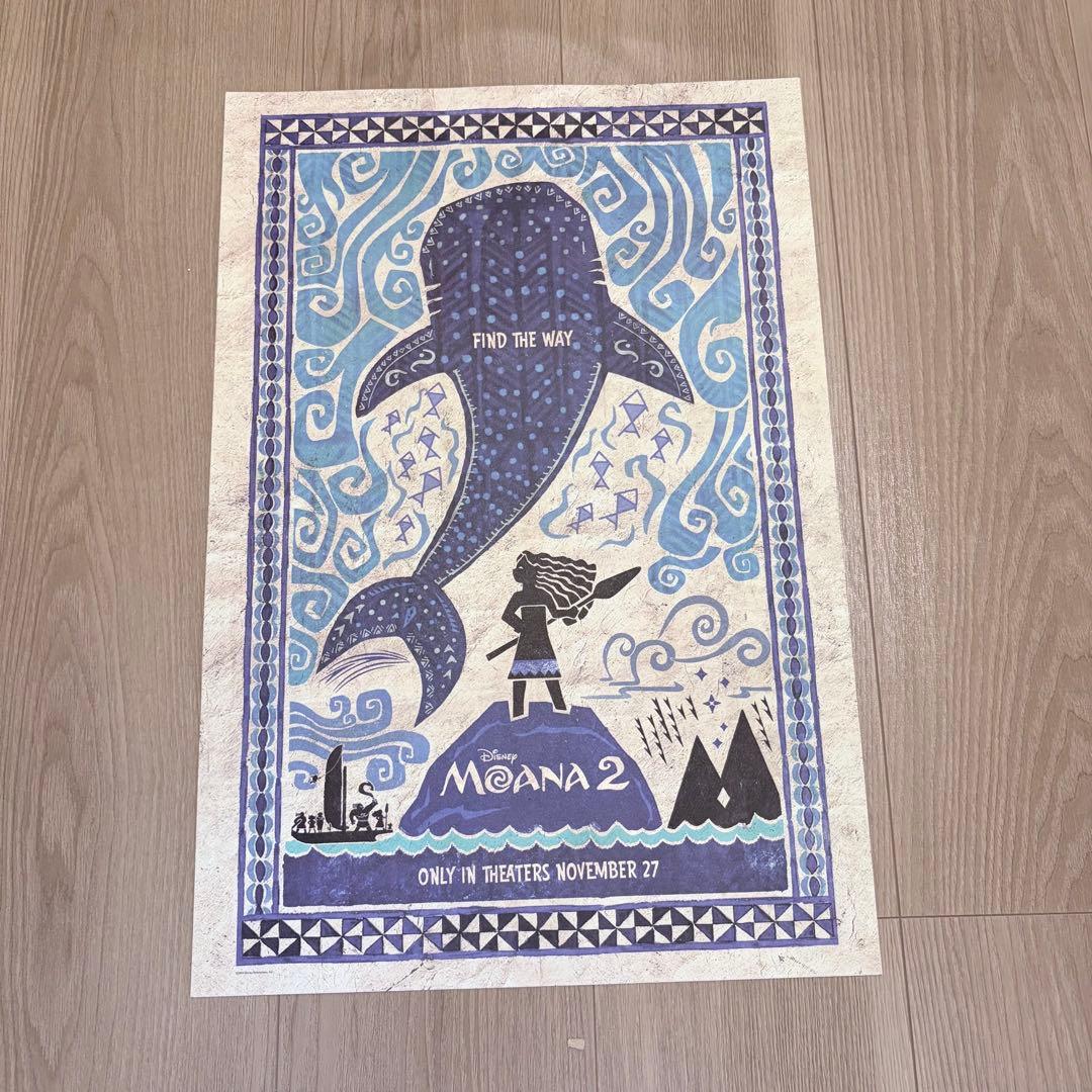 【海外非売品】モアナ2ポスター D23