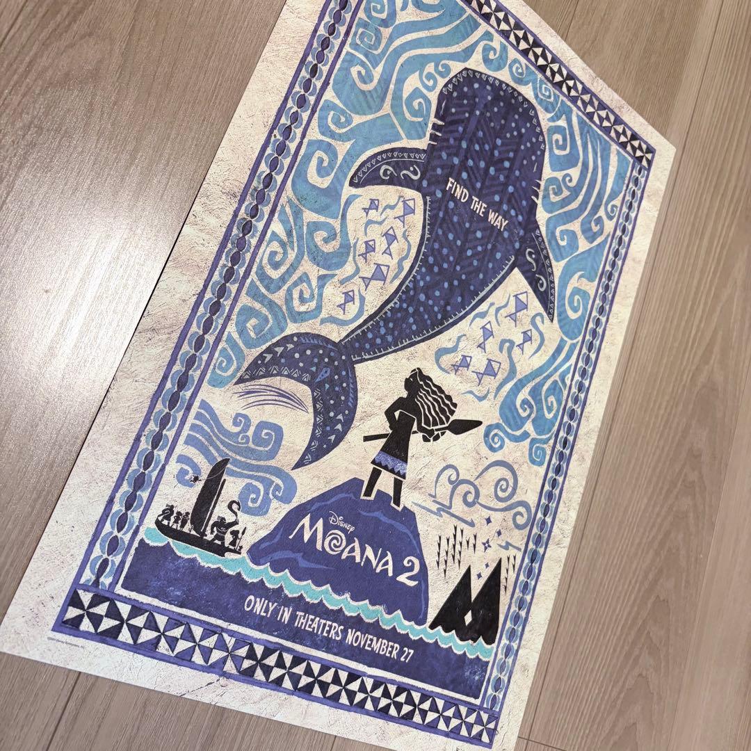 【海外非売品】モアナ2ポスター D23