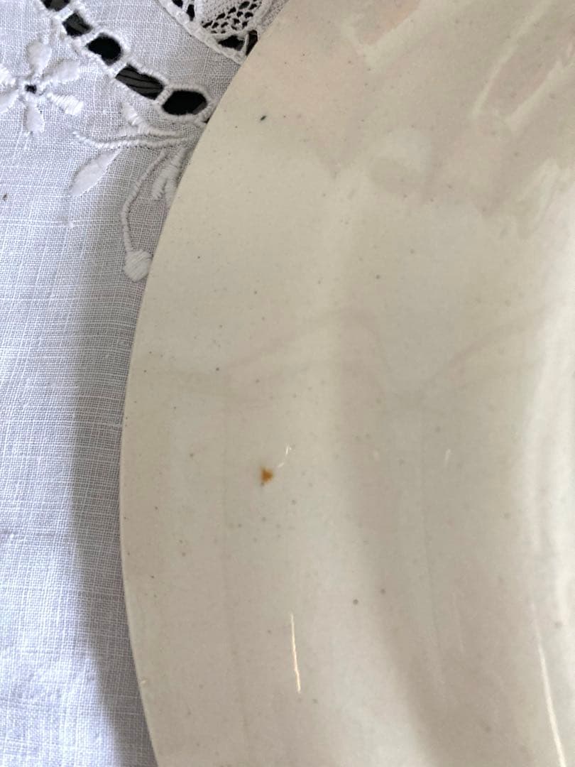 フランスアンティーク　ショワジールロワ　プレート　平皿　小鳥