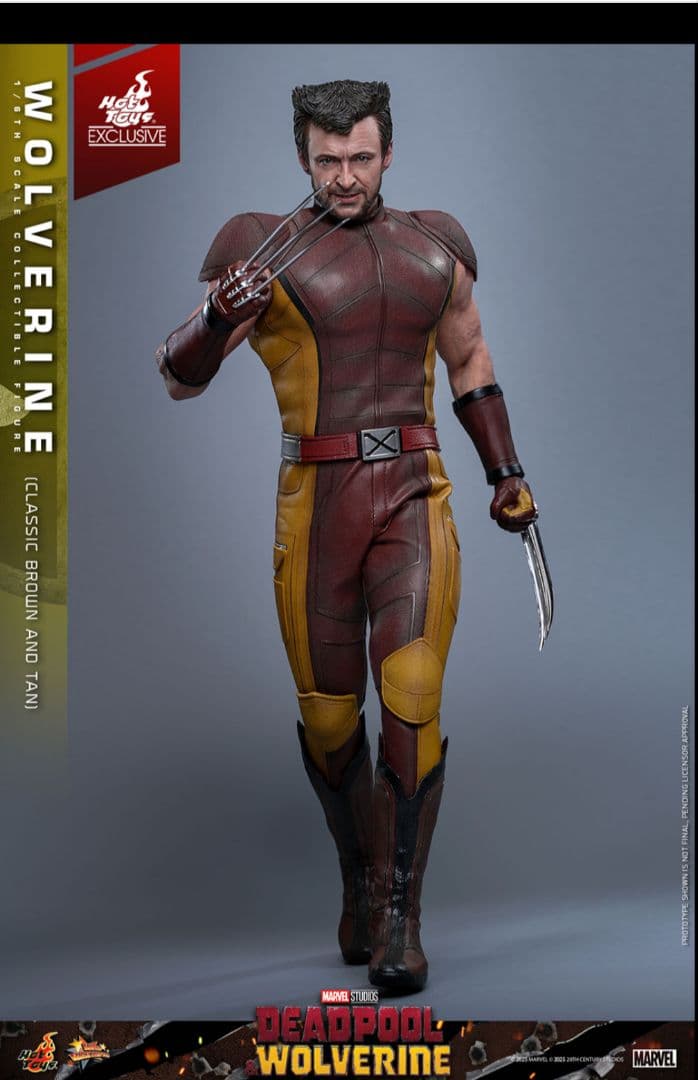 ホットトイズ　ウルヴァリン　ブラウンスーツ版