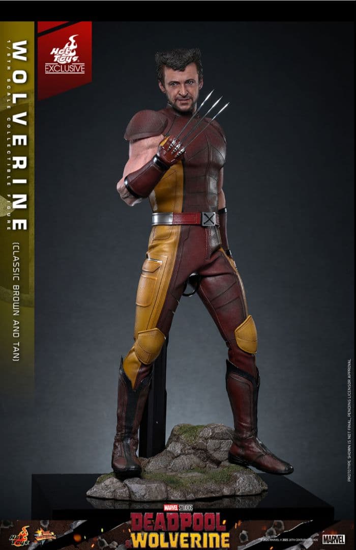 ホットトイズ　ウルヴァリン　ブラウンスーツ版