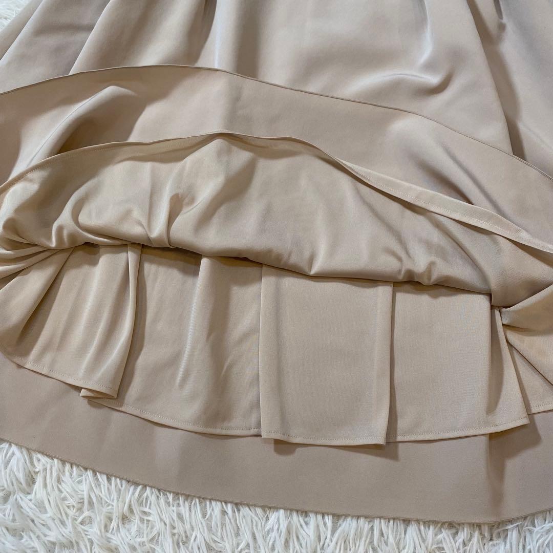 極美品 22年 フォクシー スカート バロン 42 ロイヤルミルクティ