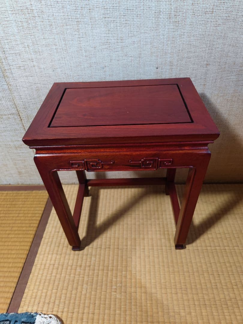 ヴィンテージ　中国　　ネストテーブル　唐木