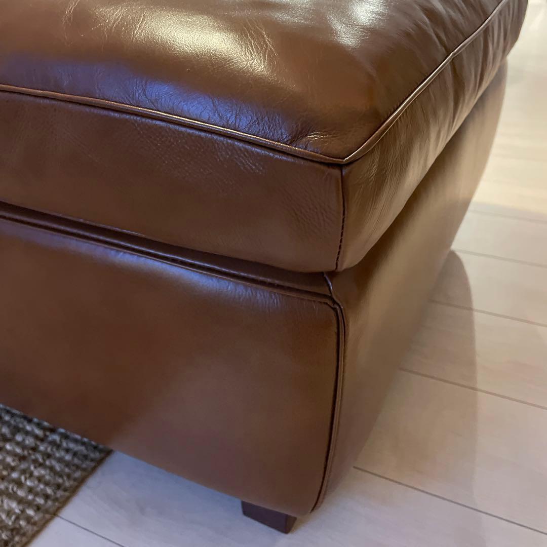 アクタス five by five レザーオットマン