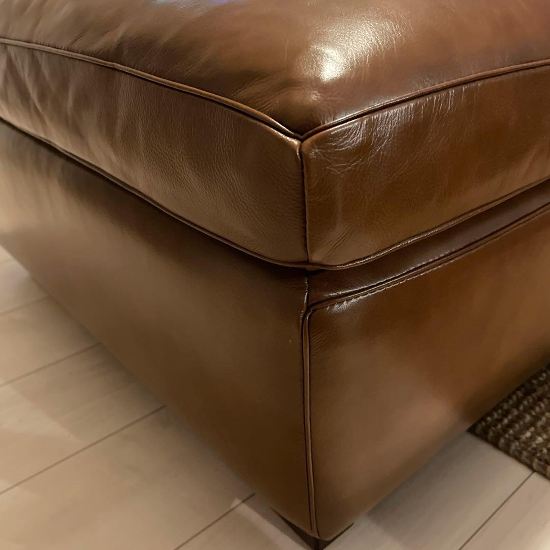 アクタス five by five レザーオットマン