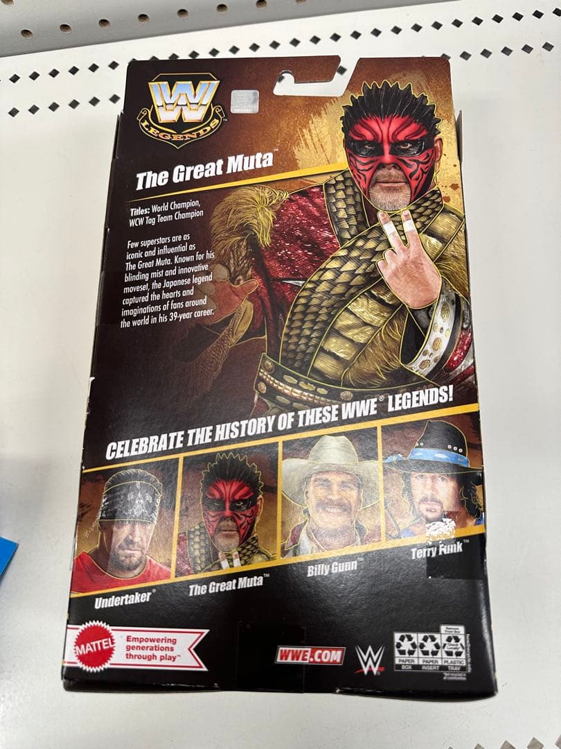 WWE Legends グレート・ムタ　マテル　 フィギュア　新品未開封