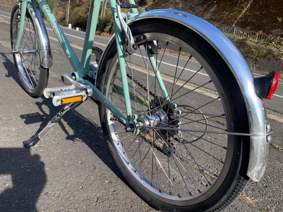 【即乘】送料無料 Bianchi ミニベロMerCo小径車クロスバイク7速 20