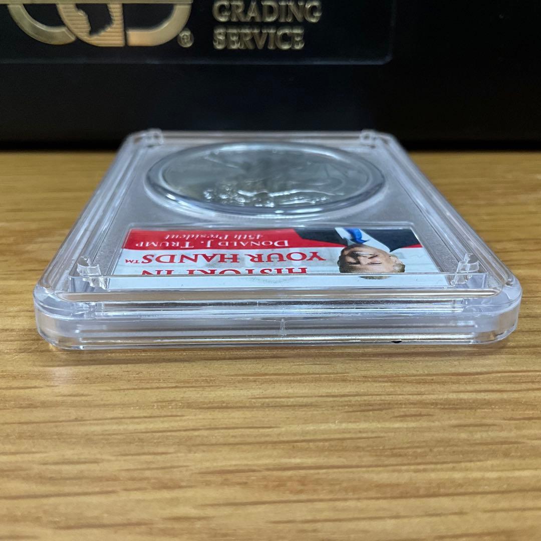 【新品】イーグル銀貨 トランプ大統領 2021 PCGS MS70 Type1